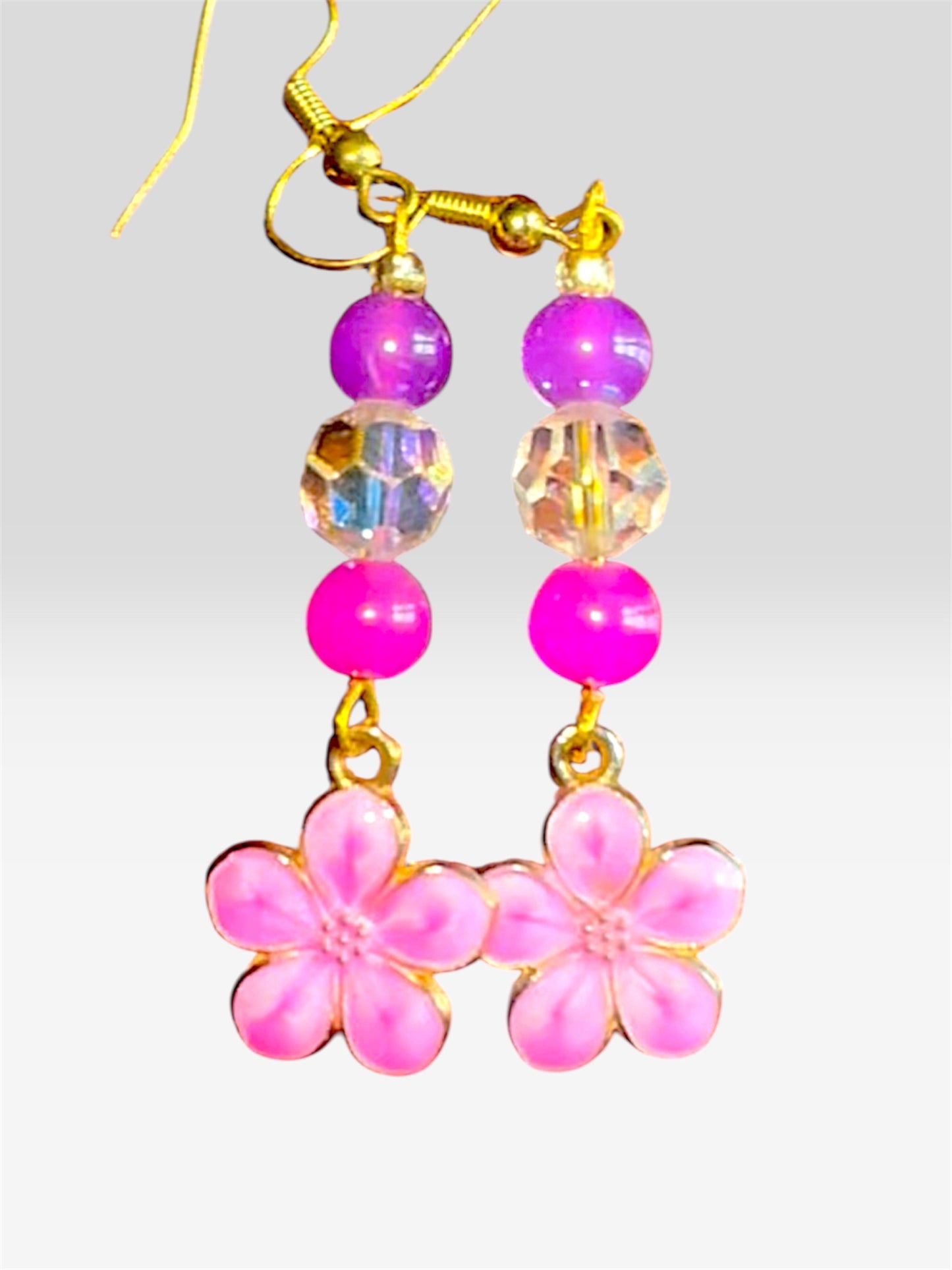 Cherry Blossom Dream Earrings | Pink Floral Fairycore Dangles